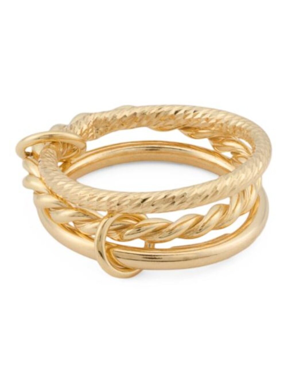 MIA FIORE Made In Italy 18kt Gold Plated Sterling Silver Polished Ring